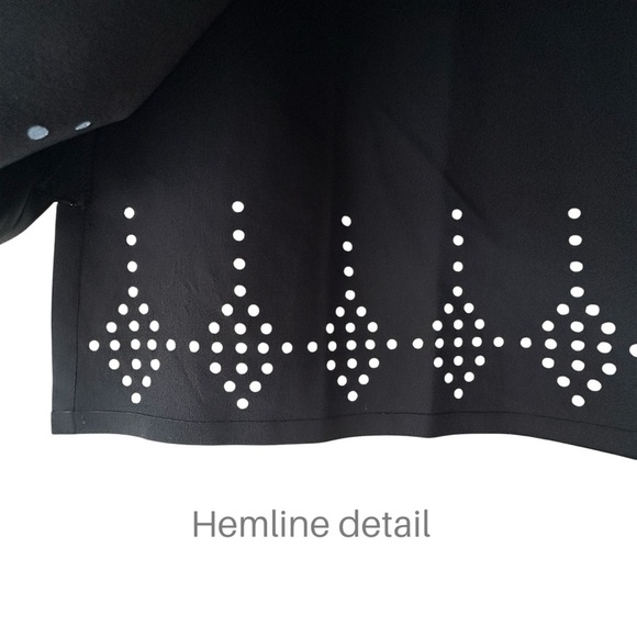 TITLE NINE | NWOT BLACK UNCONVENTIONAL SLEEVELESS LASER CUT DRESS UPF 50 | XS - Picture 9 of 13